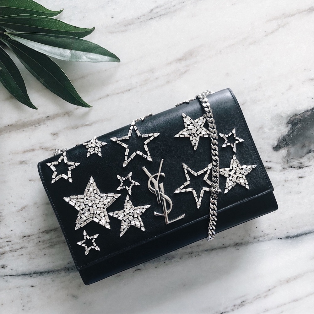 SAINT LAURENT Star Medium Monogram Kate Bag - Picture 2 of 8